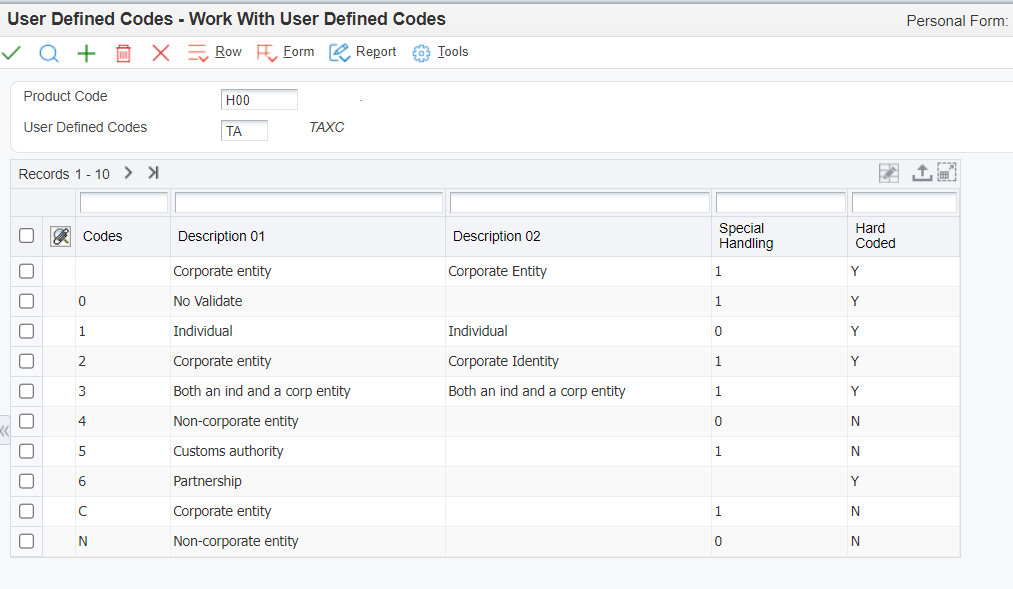 Documentation CMS Management ERP UDC Setup