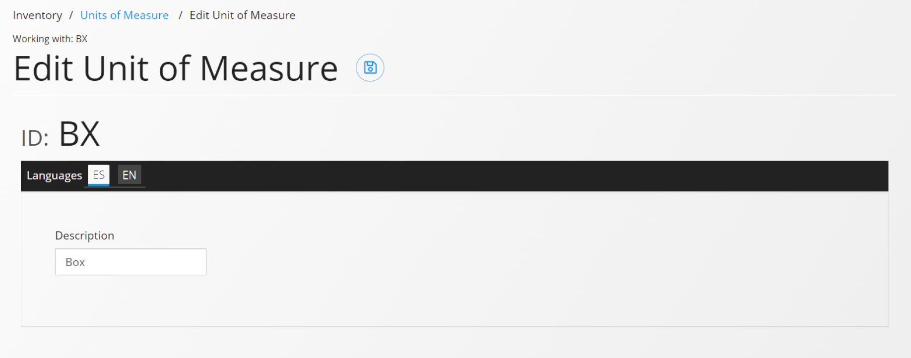 Documentation Management Console Store Inventory